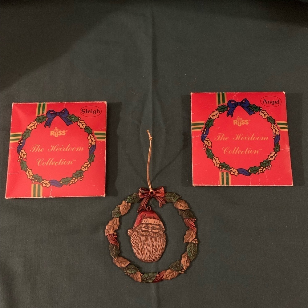 Set of 3 Vintage 1990’s RUSS Heirloom Collection Ornaments - Picture 3 of 6